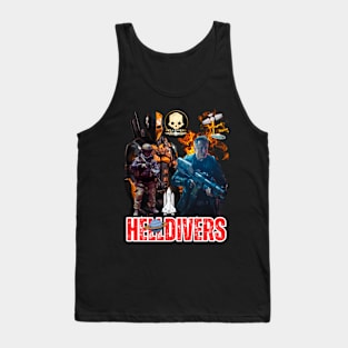 helldivers space Tank Top